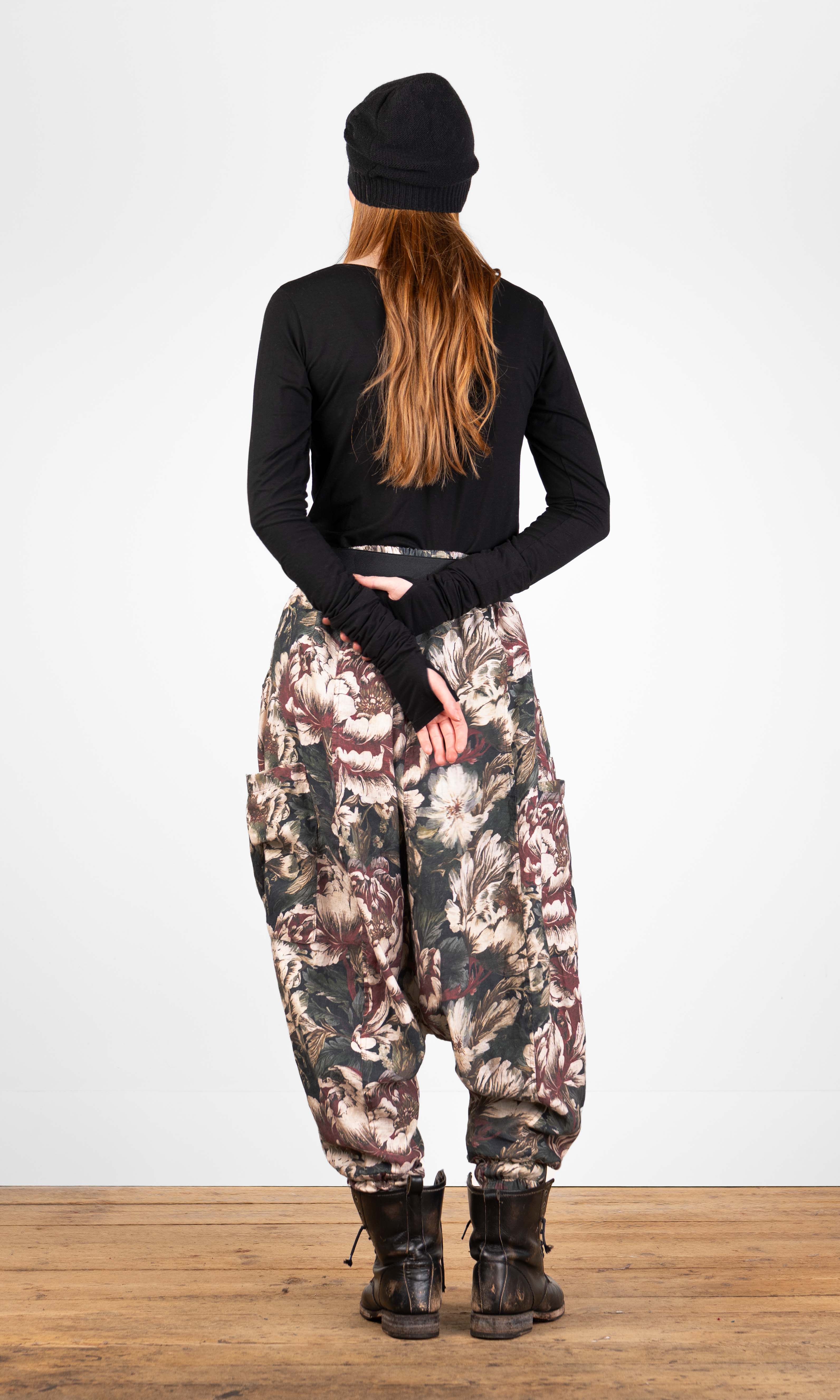 Linen harem pants