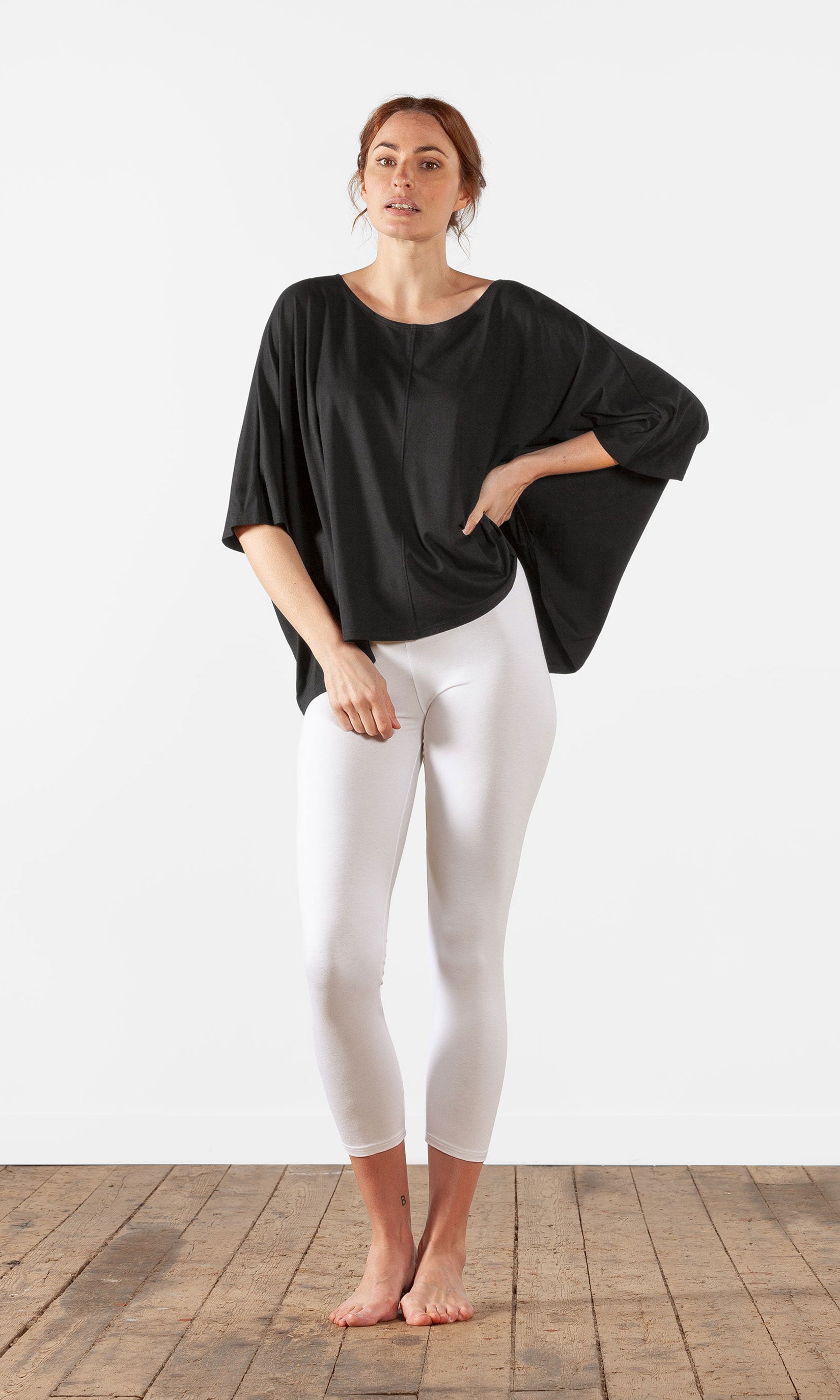 Capri tights i viskos