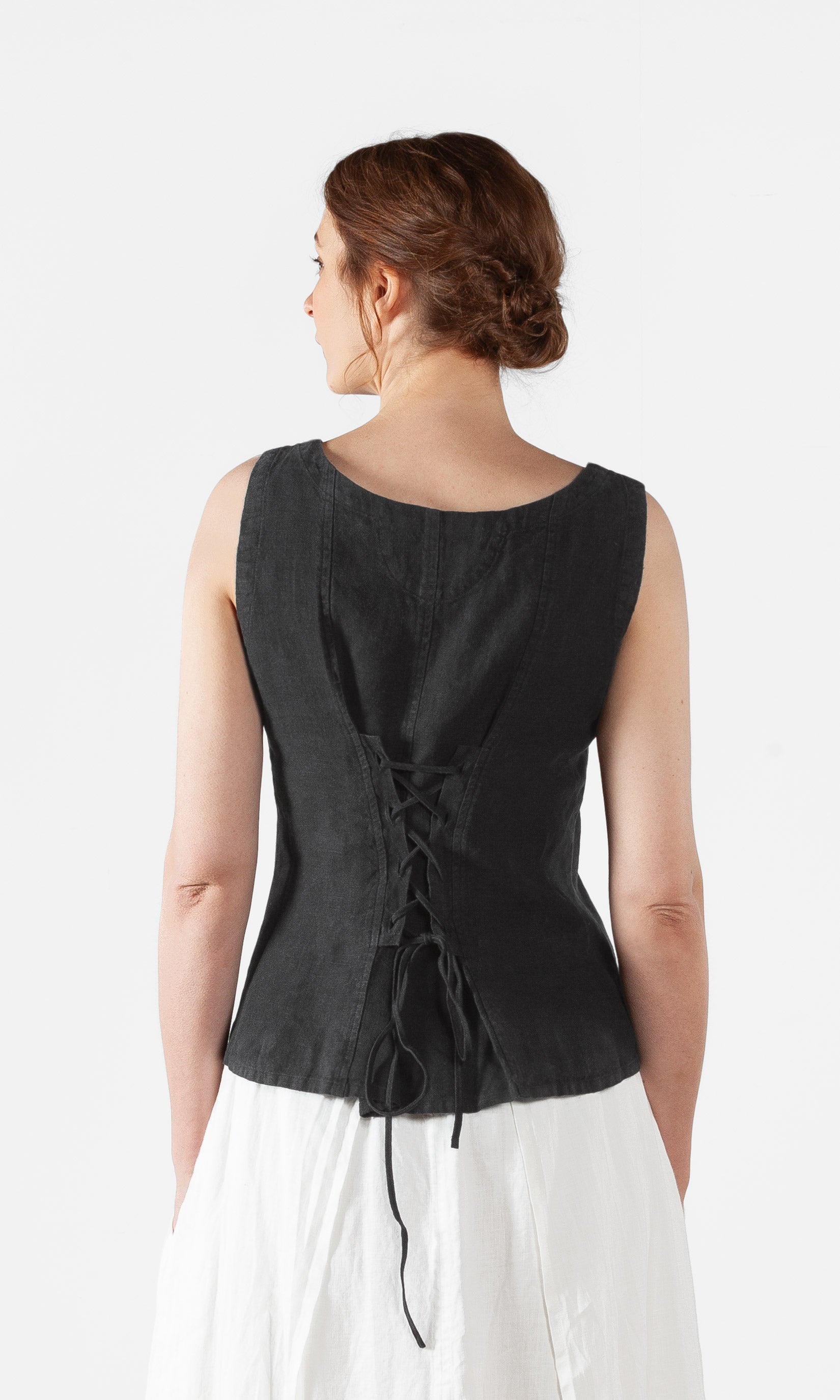 Tanktop mit Schnürung am Rücken