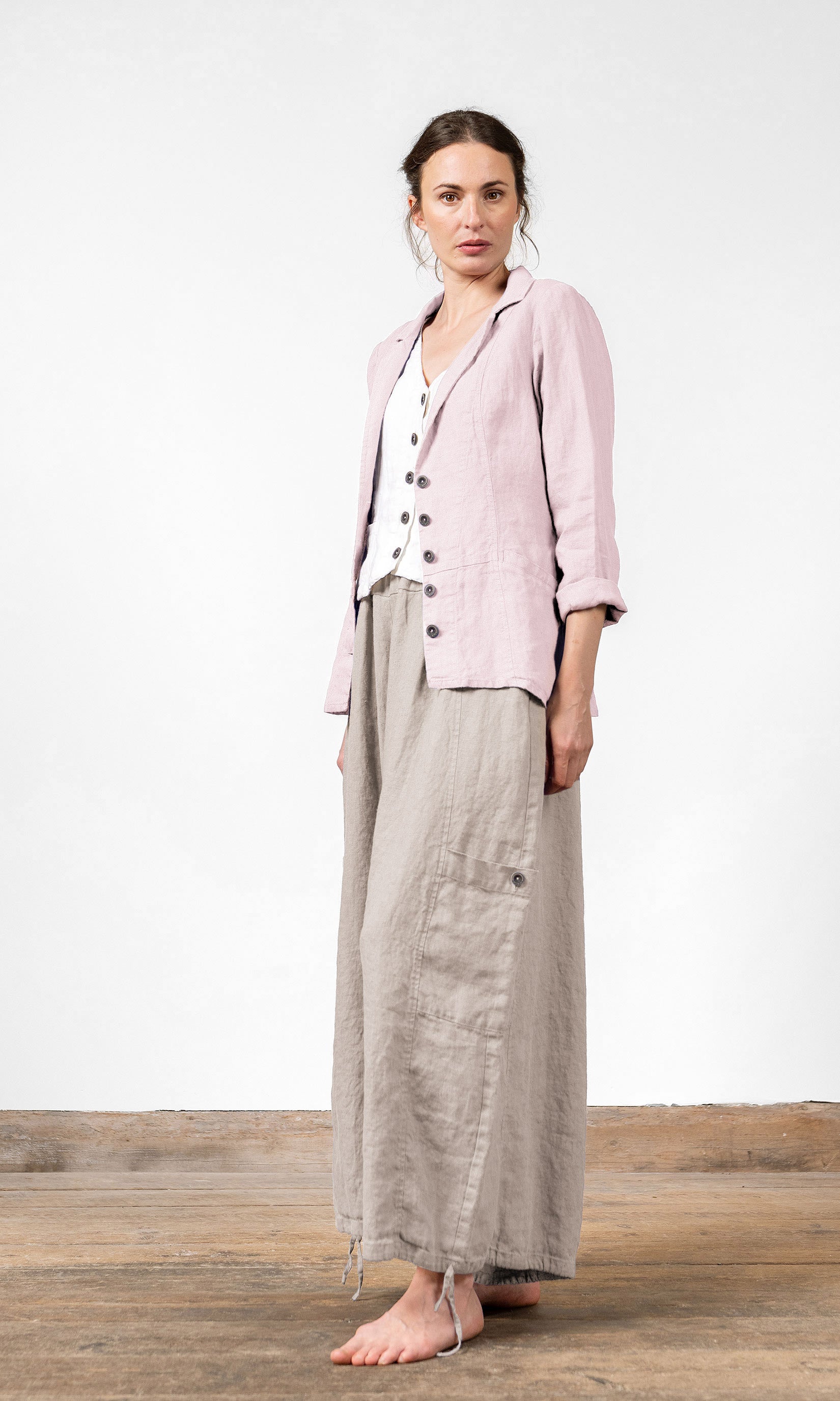 Linnekavaj i klassisk insvängd modell