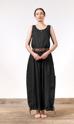 Leinenhose mit Kordelzug und zusätzlicher Weite