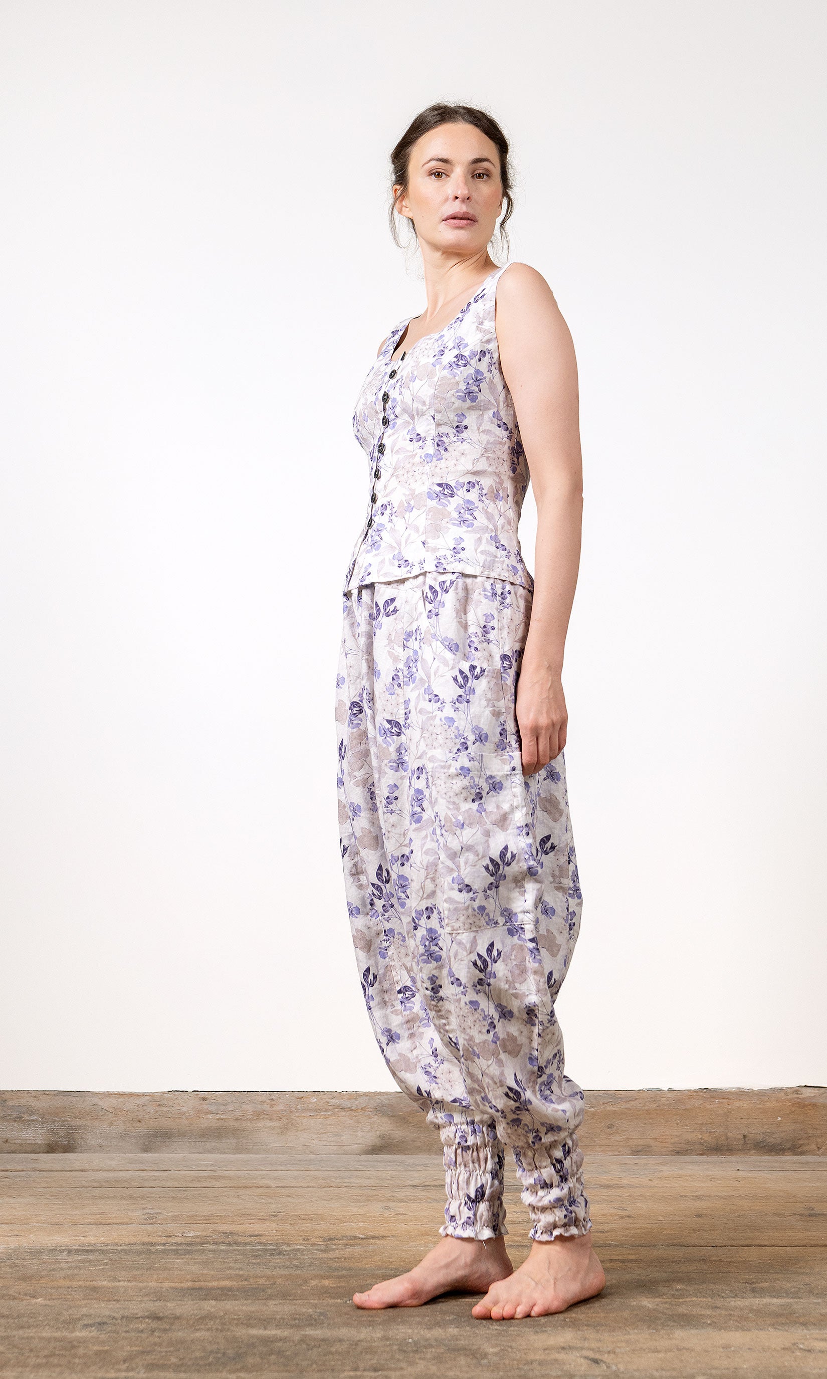 Haremshose aus Leinen