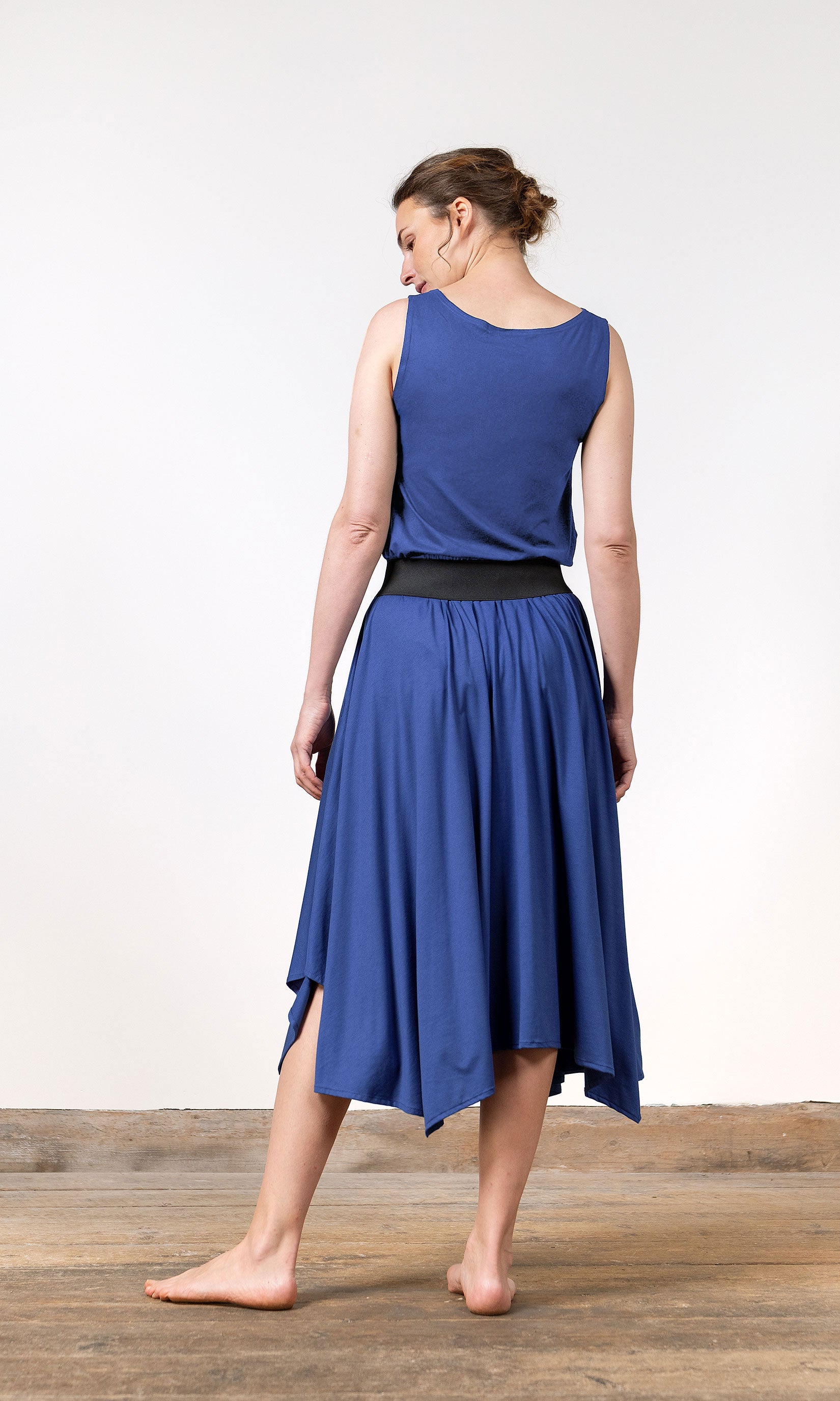 Ärmelloses Oberteil aus Viskosjersey